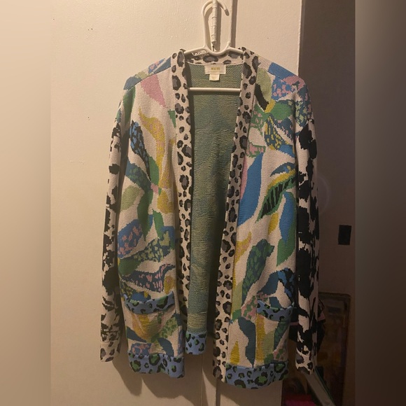 MAEVE for Anthropologie Savannah Contrast Cardigan - Picture 3 of 7